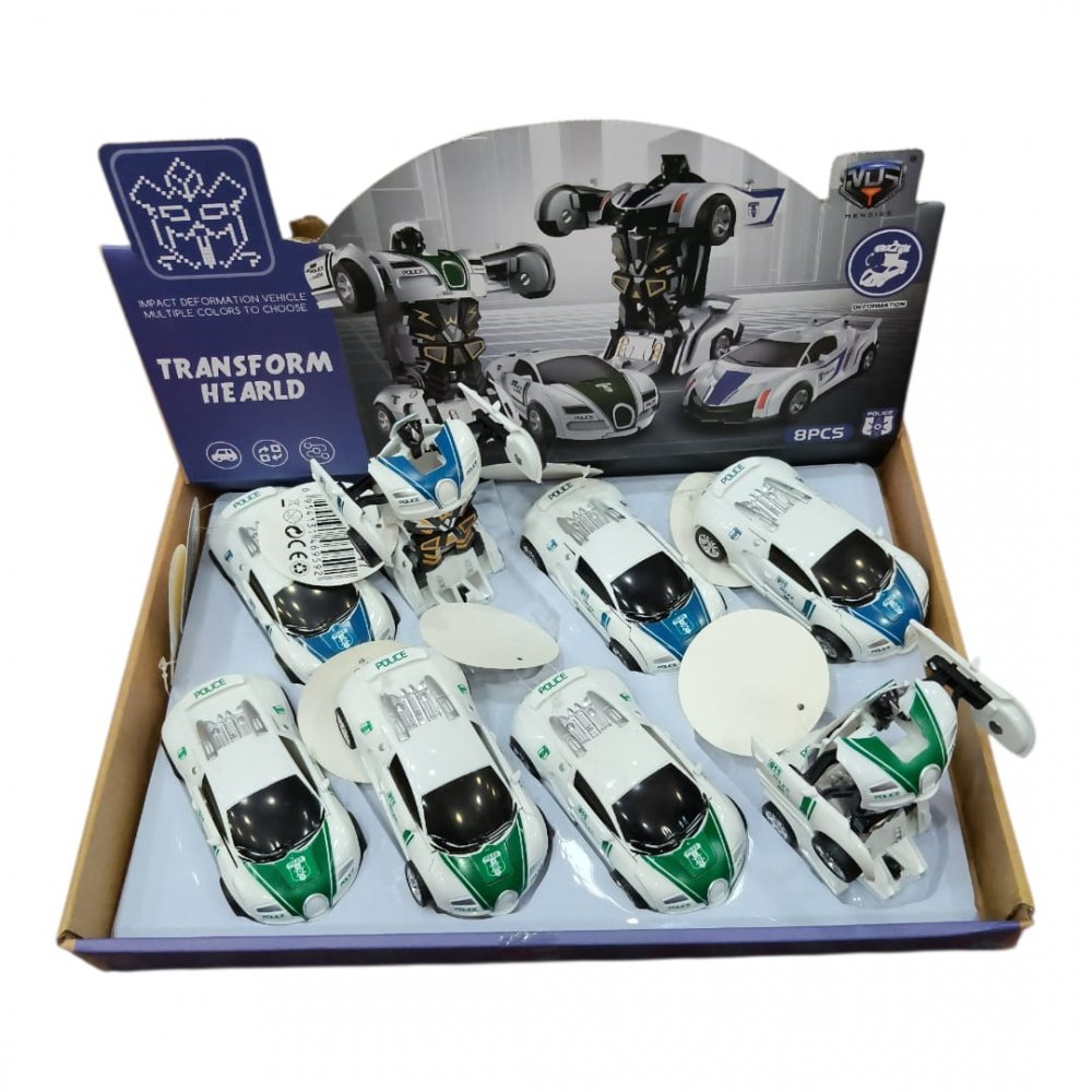 347 8 li robot olan polis araba