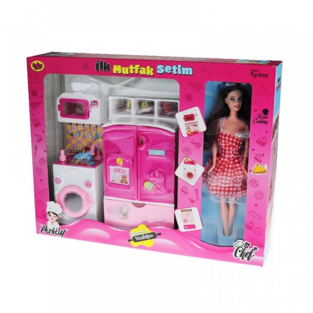 OYD-02373 Bebekli 2 li Buzdolabı Çamaşır makinesi