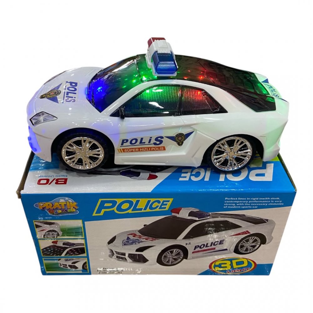 p1010 3d pilli polis arabası