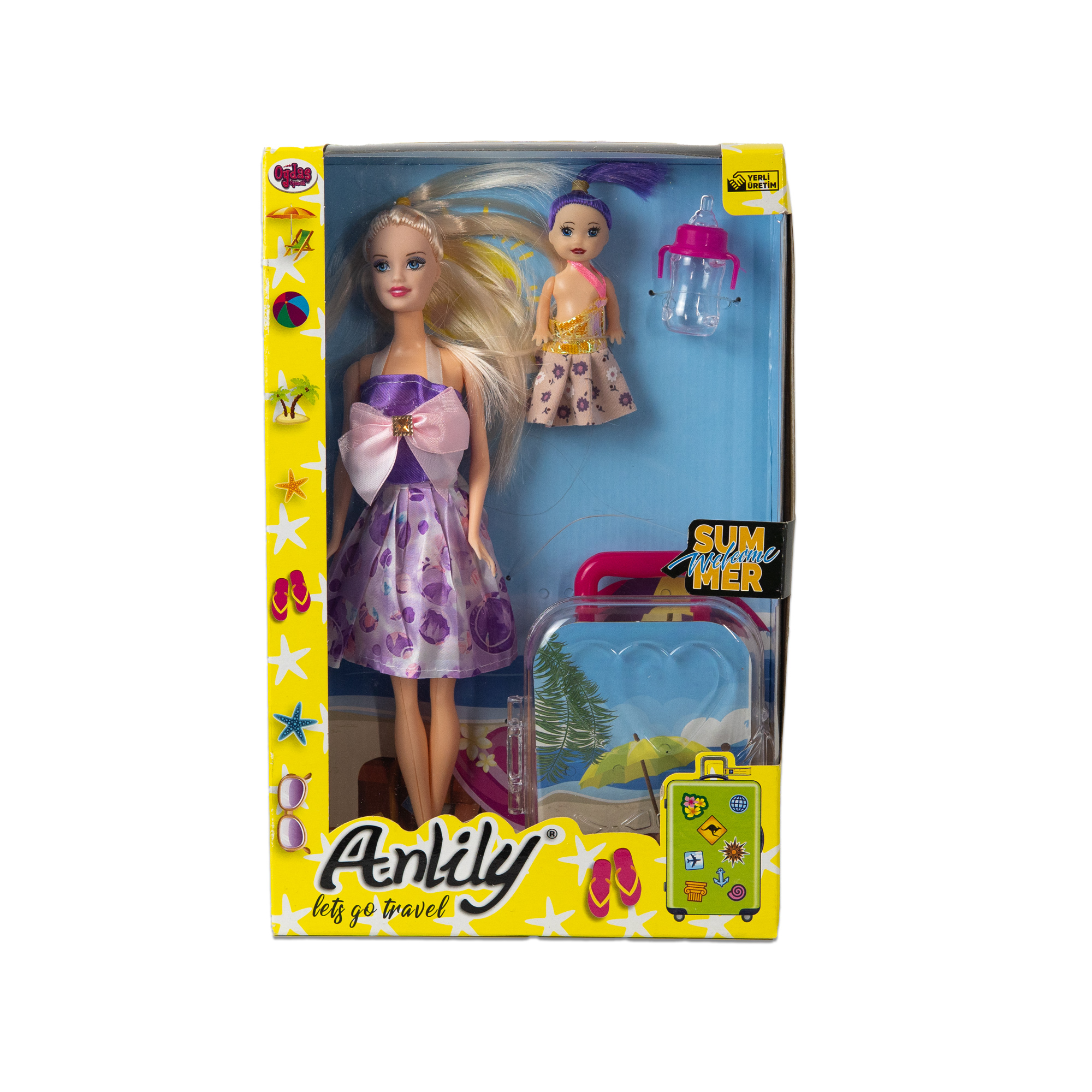 2295 Anlily Kutuda Bavullu Bebek