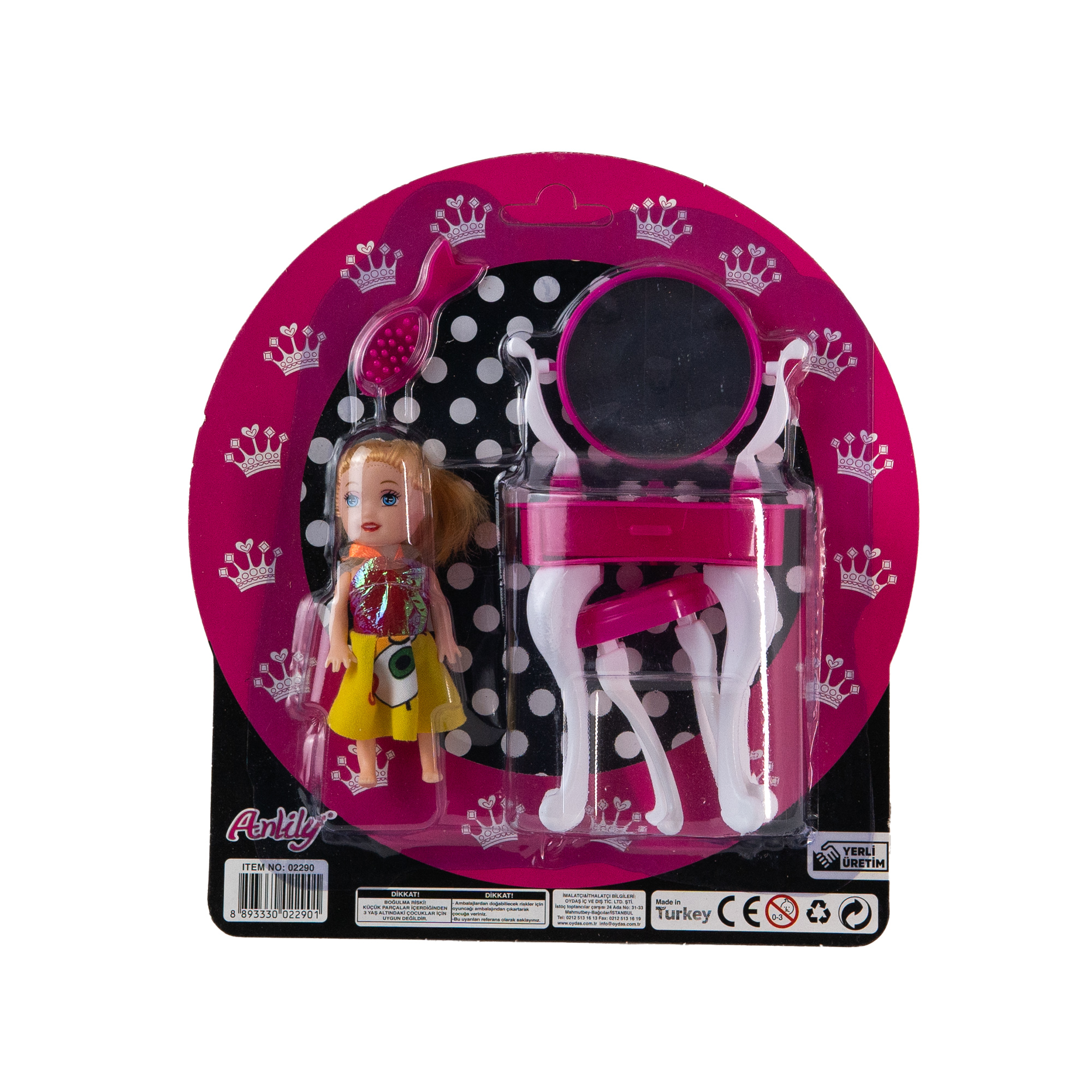 2290 Kartela Mini Masalı Bebek